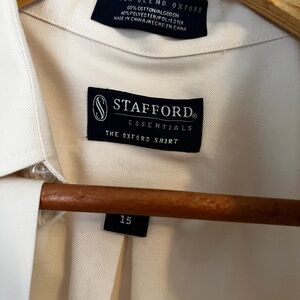 Stafford Essentials classic short sleeve Oxford shirt 15